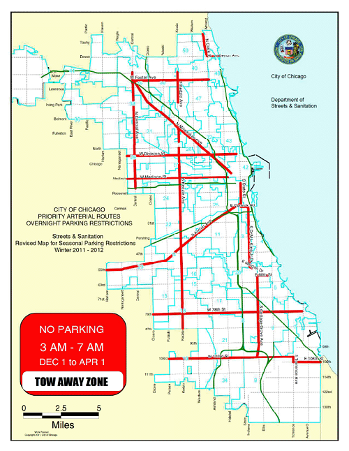 City of Chicago :: Winter Snow Parking Restrictions