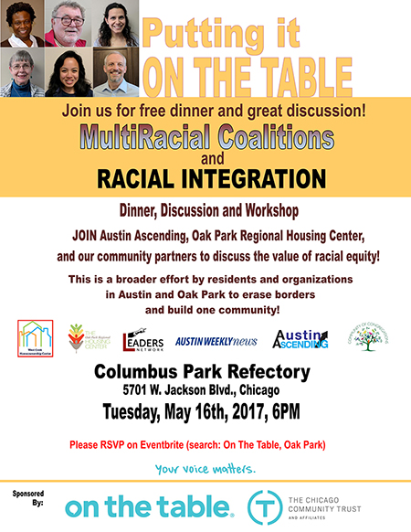 FLYER May 16 on the table Racial Integration Event FINAL_Smaller