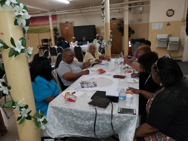 West Siders gathered at Carey Tabernackle Church in North Lawndale as part of the third annual On The Table event. (Photo provided by Valerie Leonard)